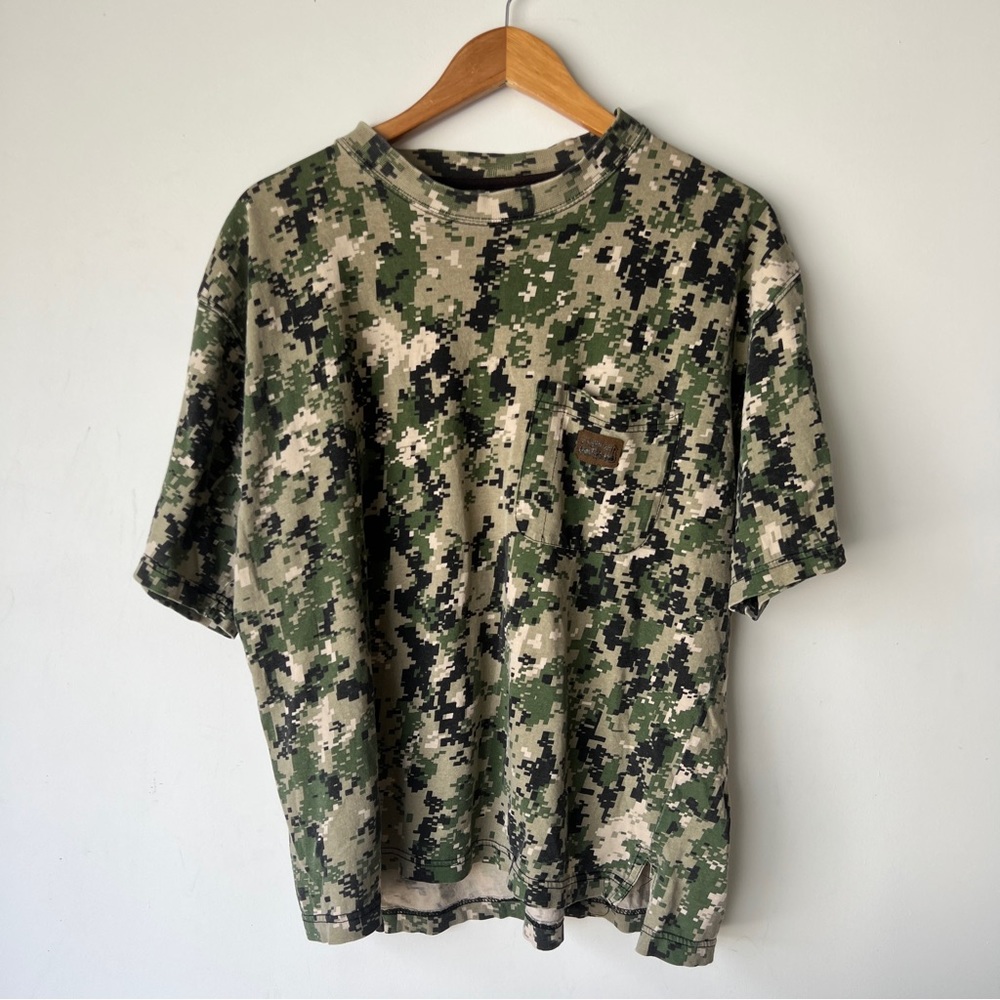 Big Smith Digital Camo Casual T Shirt